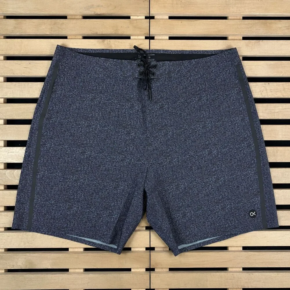 Mens Outerknown Apex Evolution Trunks By Kelly Slater 36 Purple Blue 7.5